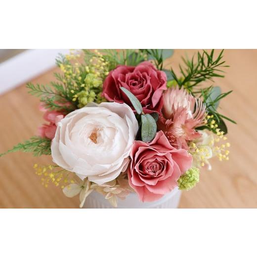 ふるさと納税 雑貨・日用品 花 徳島県 鳴門市 プリザーブドフラワー プリフラギフトボックスM モーブピンク モーブピンク