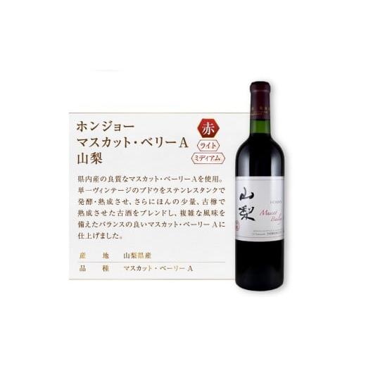 ふるさと納税 ワイン 赤ワイン 山梨県 甲州市 ホンジョーマスカットベーリーA飲み比べ赤ワイン2本セット（MG）B2-677 ワイン 赤ワイン 甲州市 山梨県_2