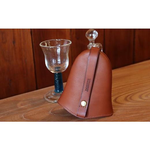 ふるさと納税 小物 鳥取県 南部町 DR01C 本革製ベル型キーケース カラー:キャメル カラー:キャメル