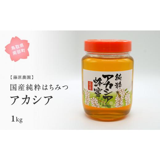 ふるさと納税 加工品等 はちみつ 鳥取県 南部町  FJ05 里地・里山のめぐみ 純粋ハチミツ（アカシア） 1kg 数量限定の画像