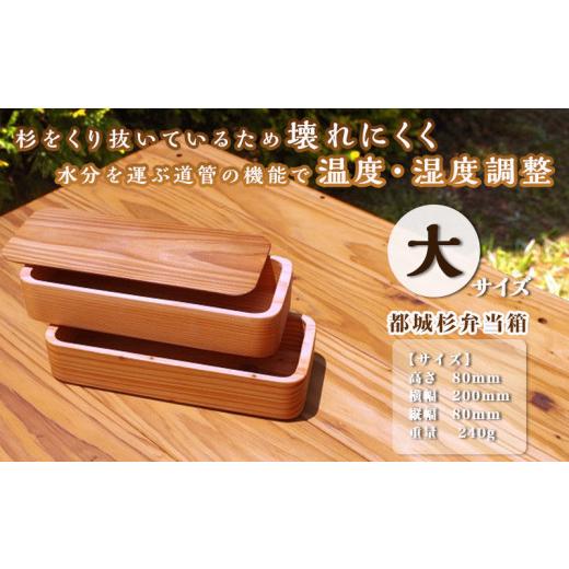 ふるさと納税 大工仕事品・竹工品 宮崎県 都城市 都城杉弁当箱(大)_MA-E301_(都城市) 杉生み出すこと量日本一の宮崎県産の杉を分野先っちょの科学技術でくり抜いて作ったお弁当箱…