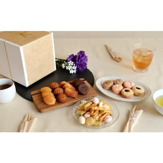 ふるさと納税 菓子 詰合せ 東京都 台東区  NOAKE TOKYO（野空） コッフルジュエ3種重ね〜沢山のお愉しみを詰込んだ小菓子の玉手箱〜 | スイーツ 焼き菓子 詰め…の画像