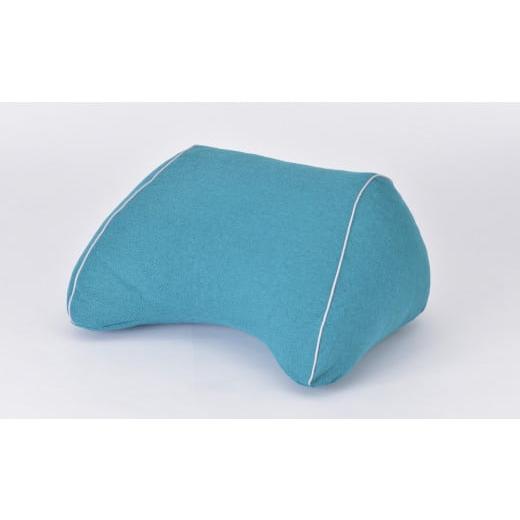 ふるさと納税 雑貨・日用品 インテリア 山梨県 市川三郷町 床でもベッドでも 使い方あれこれ・バックレストクッション(ターコイズ) 5839-9416 ターコイズ