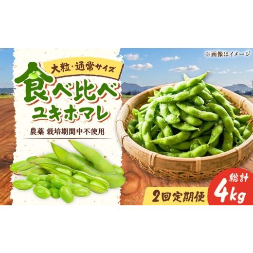 ふるさと納税 豆類 枝豆 北海道 美唄市 2回定期便 バランス農法 枝豆 計4kg (ユキホマレ/大粒ユキホマレ) | えだまめ ユキホマレ 食べ比べ 産地直送 北海道 …