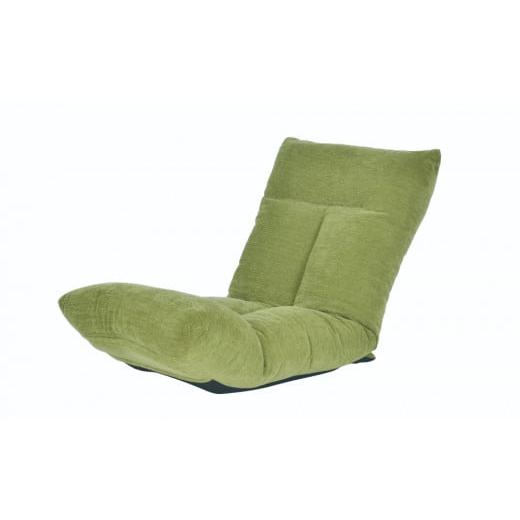 ふるさと納税 雑貨・日用品 インテリア 山梨県 市川三郷町 ロングシートの足上げ座椅子・リヨン(グリーン) 5839-9427 グリーン