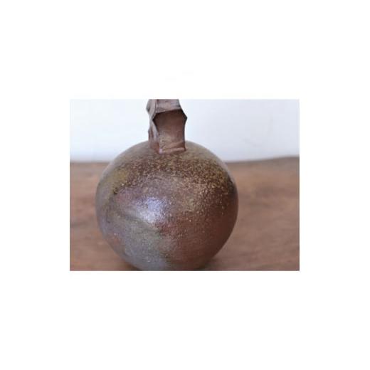 陶磁器・漆器・ガラス 愛媛県 上島町 備前焼 一輪挿し・玉(数量限定品)　st-010 1272152 【飯】