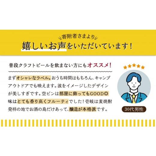 ふるさと納税 ビール 地ビール 長崎県 壱岐市  全3回 定期便 クラフトビール 地ビール YUZU-KOJI ALE 6本 ISLAND BREWERY 《 壱岐市 》 JED015 54000 54000円の画像