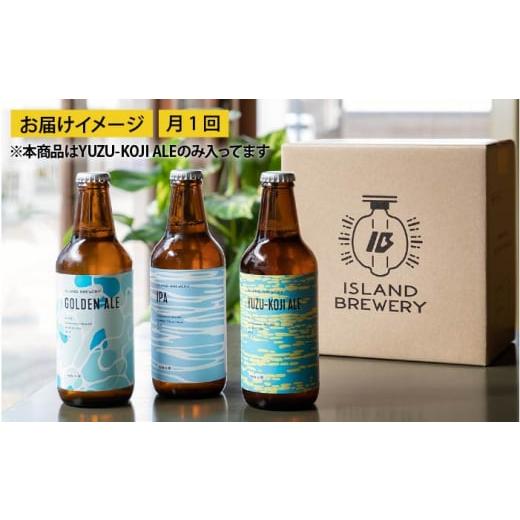 ふるさと納税 ビール 地ビール 長崎県 壱岐市  全3回 定期便 クラフトビール 地ビール YUZU-KOJI ALE 6本 ISLAND BREWERY 《 壱岐市 》 JED015 54000 54000円の画像