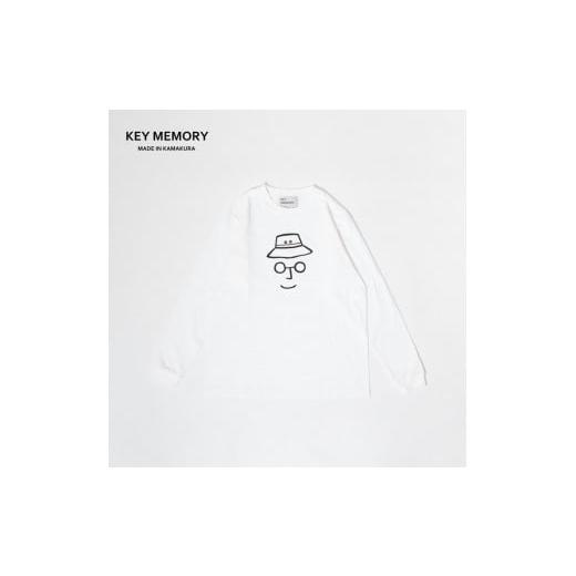 ふるさと納税 服 神奈川県 鎌倉市 [1] KEYMEMORY バケットハットロングTシャツ WHITE [1] 66cm:49cm:44cm:56cm