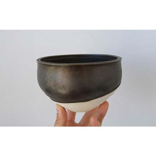 ふるさと納税 陶磁器・漆器・ガラス 富山県 立山町 使うほどに趣きが増す ラスター釉 植木鉢C (径13.4cm ×高さ8.5cm) 植木鉢 鉢 器 植木用 インテリア potter…の画像