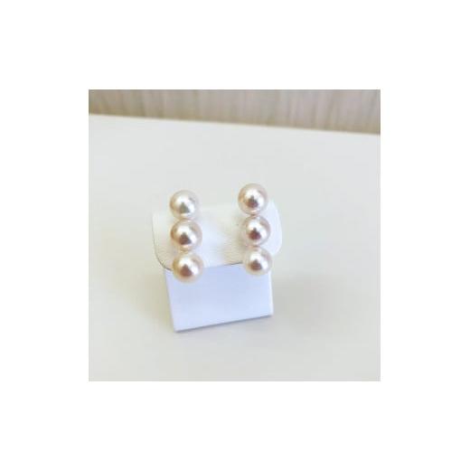ふるさと納税 アクセサリー ピアス 三重県 志摩市 パール優美 真珠 アクセサリー ピアス パール 8ミリ 〜 8.5ミリ K18 三重県 伊勢 志摩 プレゼント 人気 冠婚…の画像