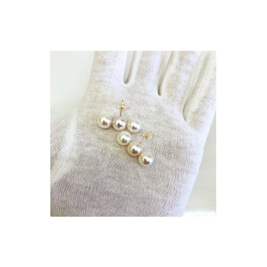 ふるさと納税 アクセサリー ピアス 三重県 志摩市 パール優美 真珠 アクセサリー ピアス パール 8ミリ 〜 8.5ミリ K18 三重県 伊勢 志摩 プレゼント 人気 冠婚…の画像