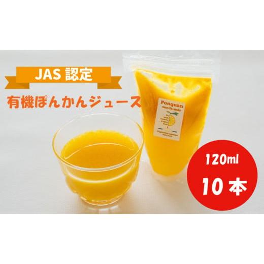 ふるさと納税 果物類 みかん 高知県 須崎市 ぽんかん ジュース 120ml 10個 オーガニック 無農薬 防腐剤 不使用 田條園 シャーベット 高知県 須崎市 柑橘 蜜柑 …