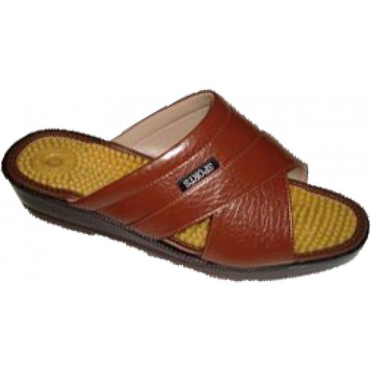 ふるさと納税 ファッション 靴 奈良県 川西町 紳士用健康サンダル MS 110(ブラウン / M) ブラウン / M