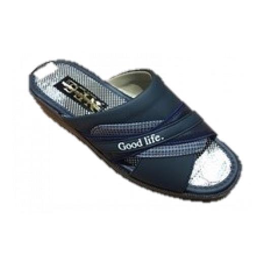 ふるさと納税 ファッション 靴 奈良県 川西町 紳士用サンダル JK 850(ネイビー / 3L) ネイビー / 3L