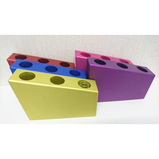 ふるさと納税 文房具・玩具 大阪府 河内長野市 一輪挿し長角(斜) アルミ製 紫 一輪挿し長角(斜) アルミ製&lt;紫&gt;