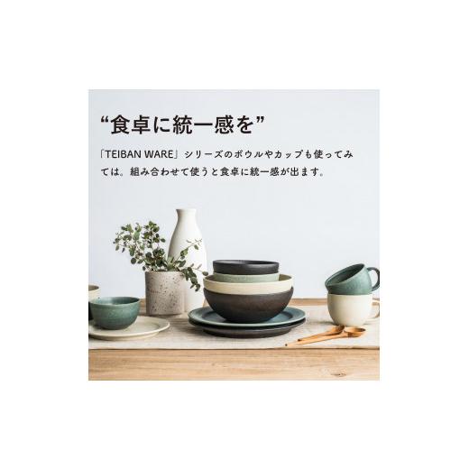 ふるさと納税 食器・グラス 皿 滋賀県 甲賀市 リムプレートM とび茶生成りセット s18-di14 信楽焼・明山の画像