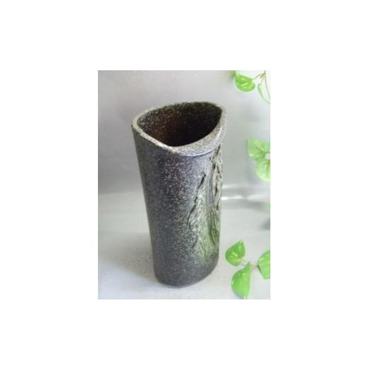 ふるさと納税 陶磁器・漆器・ガラス 滋賀県 甲賀市  信楽焼 緑彩釉花入れ 花入 花器 花瓶 nha-020の画像
