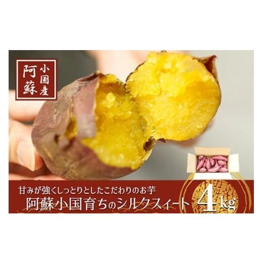 ふるさと納税 野菜類 サツマイモ 熊本県 小国町 下巣畑農産 熟成 シルクスィート 4kg 令和7年産 さつま芋 唐芋 長期貯蔵 産地直送 まとめ買い サイズおまかせ…