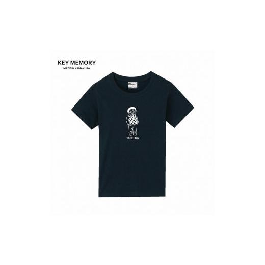ふるさと納税 神奈川県 鎌倉市 [1]レディースL・メンズS〜M size TONTON T-shirts NAVY [1]レディースL・メンズS〜M size