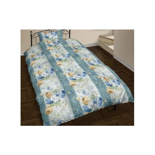 ふるさと納税 タオル・寝具 掛け布団 岐阜県 大野町 羽毛布団 シングル掛 ホワイトダックダウン90% たっぷり1.5キログラム使用(バラブルー) 05.バラブル…