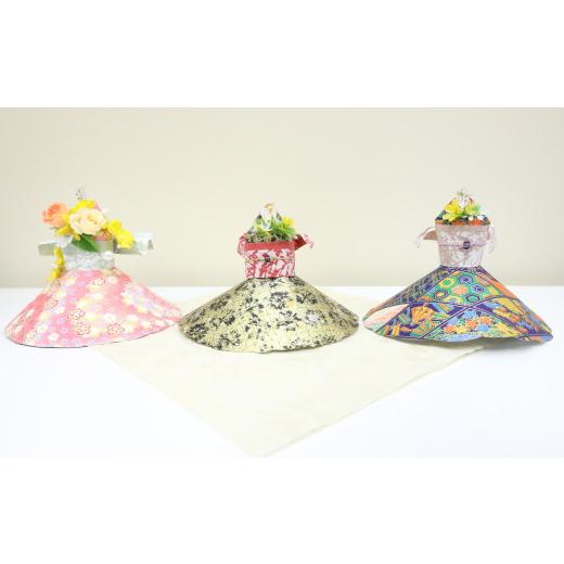ふるさと納税 民芸品・工芸品 埼玉県 朝霞市 飛沫防止カップカバー 着物ドールリウム(R) 華姫(R)