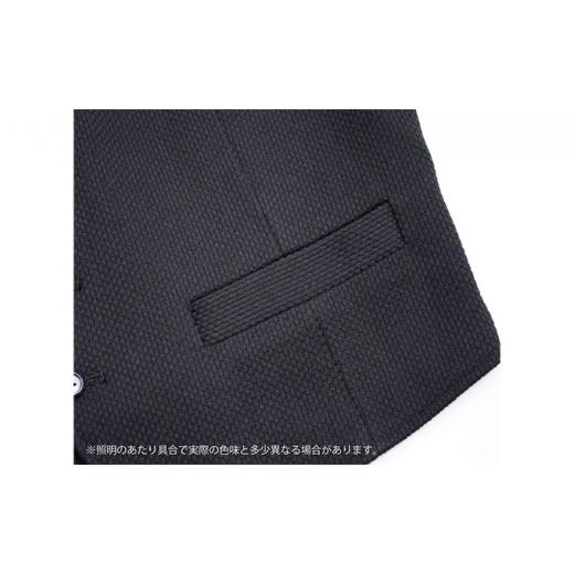 ふるさと納税 服 男 大阪府 柏原市 武道着技術の粋 仕事も遊びもタフに着こなす大人のベスト（黒｜Lサイズ）_4