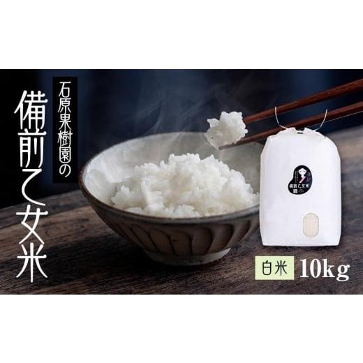 ふるさと納税 米 岡山県 岡山市 令和7年産 備前乙女米 白米 10kg (10kg×1袋) お米 精米 白米 ライス 乳酸菌栽培 岡山県 石原果樹園