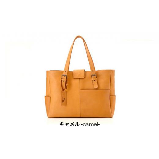 ふるさと納税 カバン トートバッグ 兵庫県 姫路市  No.5258-7301 0518 A4サイズでPCが入るかわいい本革トートバッグ（バーミリオン） バーミリオンの画像