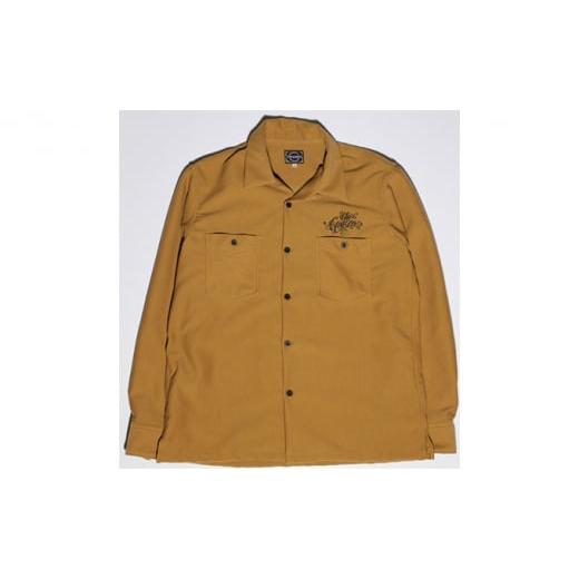 ふるさと納税 服 男 神奈川県 茅ヶ崎市 GONZO SURF ツイーディーコーデュロイシャツ カラー:キャメル L L