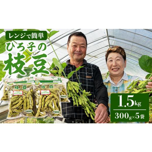 ふるさと納税 茨城県 鉾田市 ひろ子の枝豆 300g×5袋