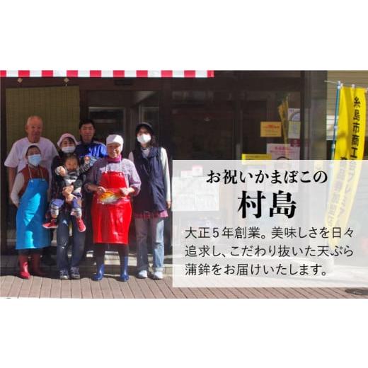 ふるさと納税 魚貝類 かまぼこ 福岡県 糸島市 天ぷら 蒲鉾 詰め合わせ (7種8点) Bセット 糸島市 ／ 村島蒲鉾店 惣菜 かまぼこ AHH002の画像