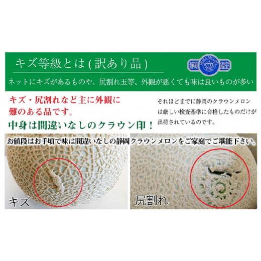 ふるさと納税 静岡県 袋井市 クラウンメロン 訳あり 2玉 定期便6ヶ月 人気 厳選 ギフト 贈り物 デザート グルメ 果物 袋井市｜furusatochoice｜08