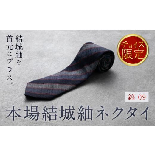 ふるさと納税 小物 茨城県 結城市 ネクタイ 本場結城紬 ネクタイ 縞 09 結城花田 [30日以内に出荷予定(土日祝除く)]茨城県 結城市 ネクタイ ファッション ギ…