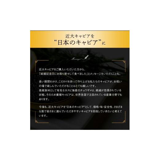 ふるさと納税 缶詰・瓶詰 和歌山県 九度山町 近大キャビア10g×3個 ［KD8］_5