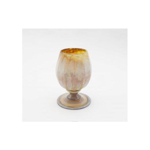 ふるさと納税 雑貨・日用品 グラス 大阪府 河内長野市 Ceramica Stripes Tulip セラミカストライプチューリップ(ハレの日のグラス) カラー:オレンジ オレン…