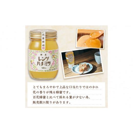 ふるさと納税 加工品等 はちみつ 福岡県 飯塚市 レンゲハチミツ 500g×2 B9-008 瓶入り 国産 蜂蜜 はちみつ レンゲ蜂蜜 自然由来 非常食 デザートの画像