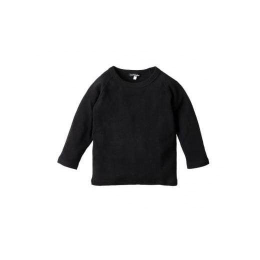 ふるさと納税 服 子ども 香川県 善通寺市 キッズ 9分袖Tシャツ(1) 善通寺ブラック 80サイズ 善通寺ブラック 80サイズ