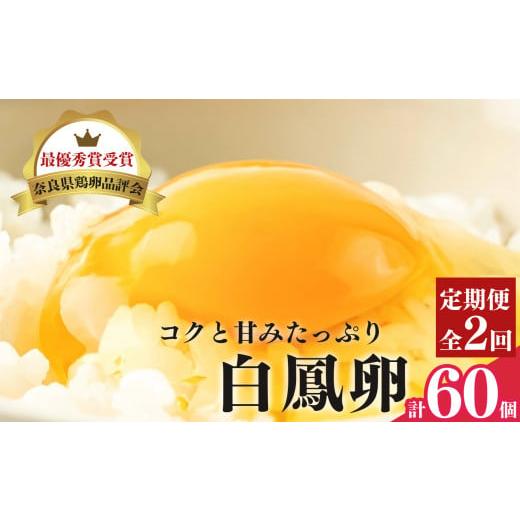 ふるさと納税 卵(鶏、烏骨鶏等) 奈良県 五條市 定期便 さかもと養鶏の白鳳卵60個(30個入×全2回配送) | 卵 たまご 玉子 タマゴ 生たまご 生卵 白鳳卵 …