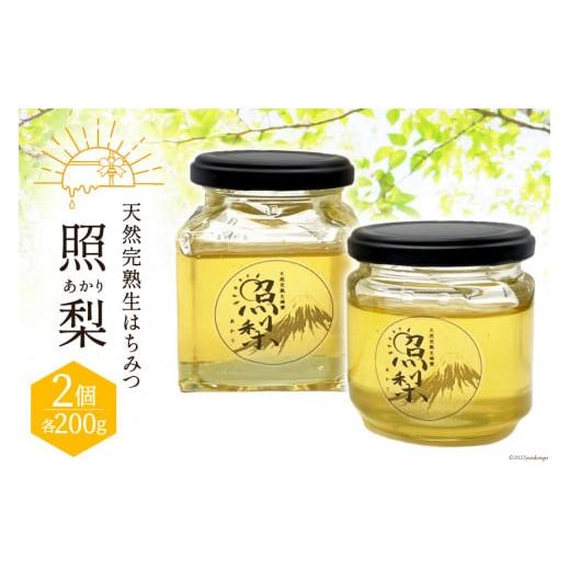 ふるさと納税 加工品等 はちみつ 山梨県 韮崎市 天然完熟生はちみつ 照梨 200g×2 エムプロ 山梨県 韮崎市 20743100_1