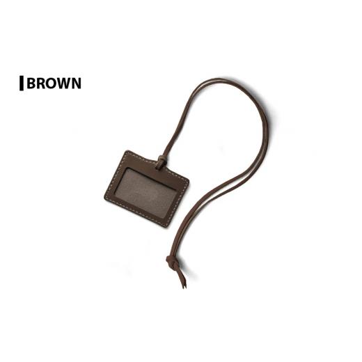 ふるさと納税 小物 宮城県 大和町 サムライクラフト 吊り下げパスケース ブラウン レザー 革 本革 レザー製品 革製品 サドルレザー オイルレザー ギフト 日本…