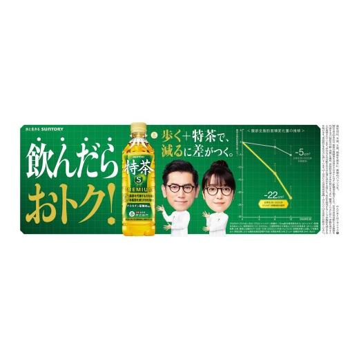 ふるさと納税 茶の葉類 緑茶（飲み料） 愛知県 犬山市 52-27_サントリー 伊右衛門 特茶 500ml 96本（4入れもの）｜ トクホ 特保 一種独特健康方用食料雑貨類 茶の葉 冷やりとした飲み料 ペッ…