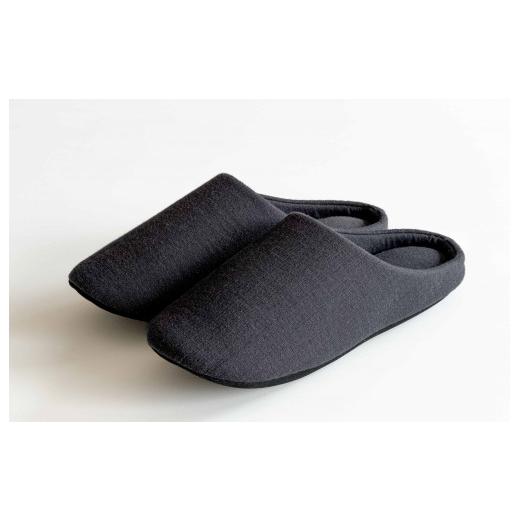 ふるさと納税 織物・繊維品 兵庫県 西脇市 播州織 スリッパ 「Slippers Bird Belly 」 Bird Belly charcoal（チャコール） ・Mサイズ（17-40） Bird Belly cha…_1