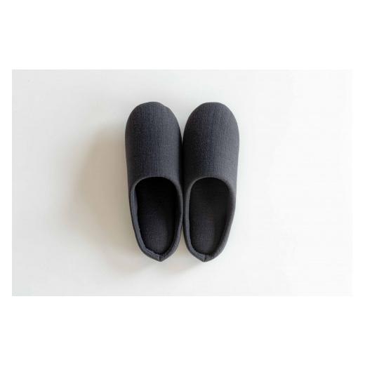 ふるさと納税 織物・繊維品 兵庫県 西脇市 播州織 スリッパ 「Slippers Bird Belly 」 Bird Belly charcoal（チャコール） ・Mサイズ（17-40） Bird Belly cha…_2