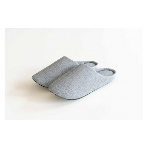 ふるさと納税 織物・繊維品 兵庫県 西脇市 播州織 スリッパ 「Slippers Bird Belly 」Bird Belly gray（グレー） ・Mサイズ（17-40） Bird Belly gray（グレー…_1
