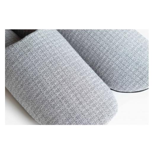 ふるさと納税 織物・繊維品 兵庫県 西脇市 播州織 スリッパ 「Slippers Bird Belly 」Bird Belly gray（グレー） ・Mサイズ（17-40） Bird Belly gray（グレー…_3