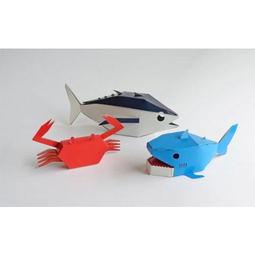 ふるさと納税 雑貨・日用品 玩具 愛知県 刈谷市 水のいきものセット ／ サメ 魚 玩具 愛知県 No.125_1