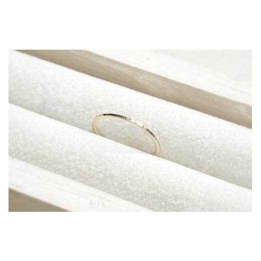 ふるさと納税 雑貨・日用品 愛知県 大府市 K10 極細スジ リング(ハンドメイド) 10号 10号