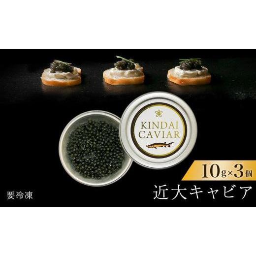 ふるさと納税 缶詰・瓶詰 和歌山県 白浜町 近大キャビア10g×3個 [KD8]