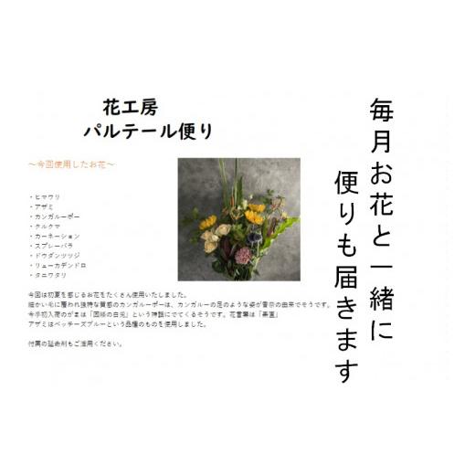 ふるさと納税 花・苗木 花束 岩手県 北上市 定期便 ／ 3ヶ月 季節の花束プレミアム お花 プレゼント ご褒美 生花 贈り物 岩手県 北上市 J0069 花工房 パルテ…_4